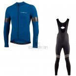 Nalini Cycling Jersey Bib Tight 2021 Men Long Sleeve Blue (2)